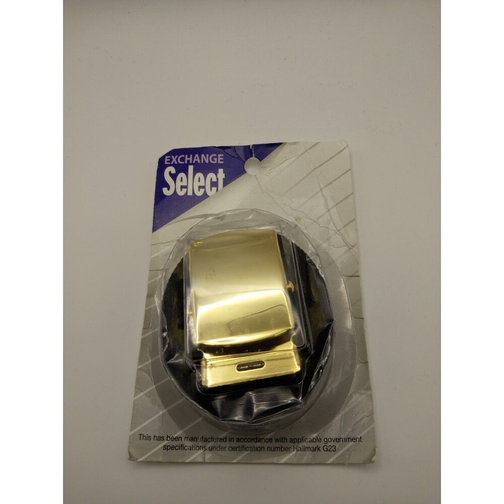 Exchange 22K Gold Plated Belt Buckle Model 3-726ES New Fashion Accessory Style